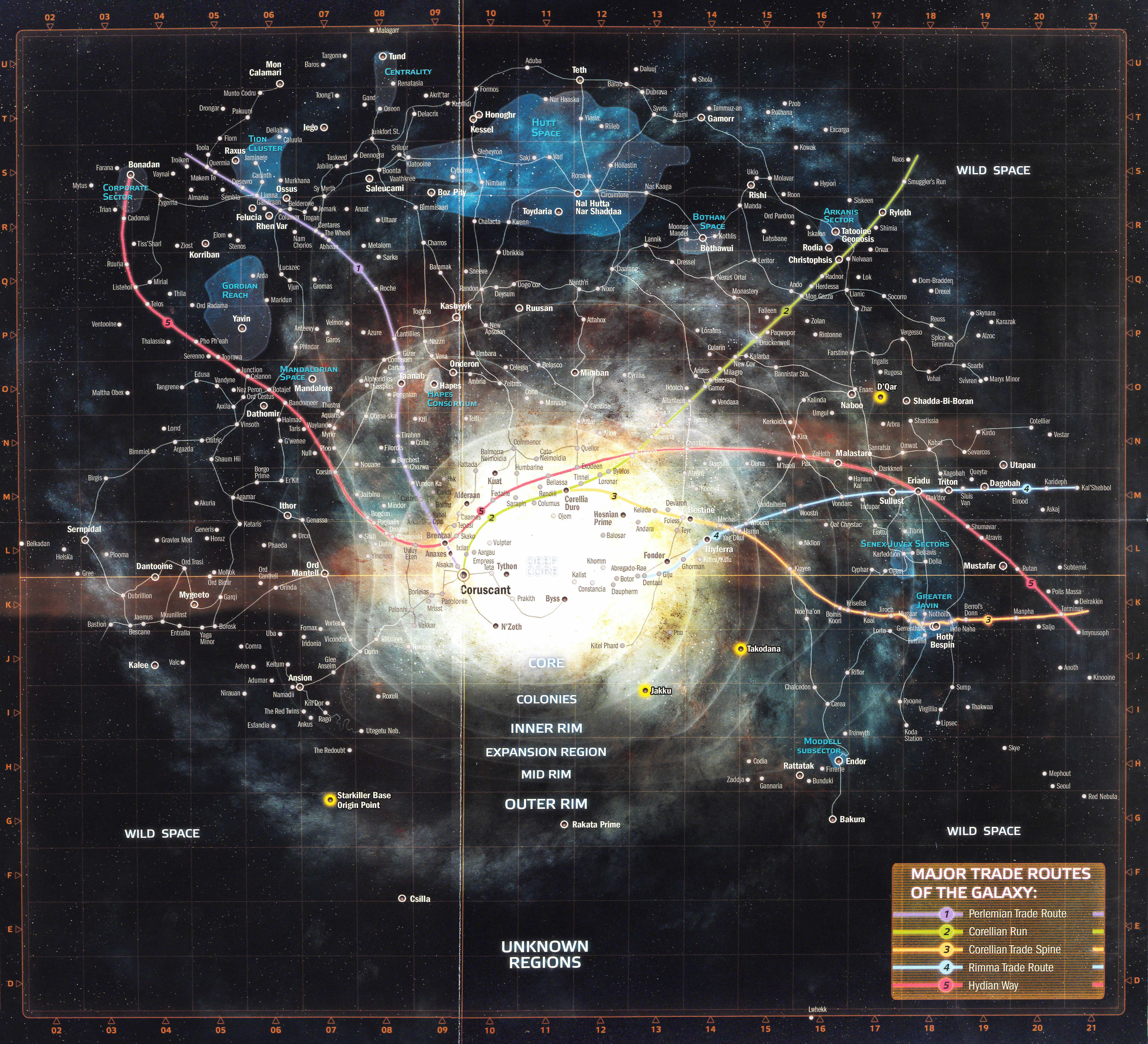 Star Wars Rpg Galaxy Map Thedarkelf007 Gaming Blog